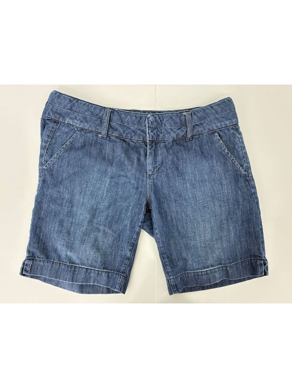 VTG American Eagle Trouser Mid Rise Denim Shorts Women's Size 12